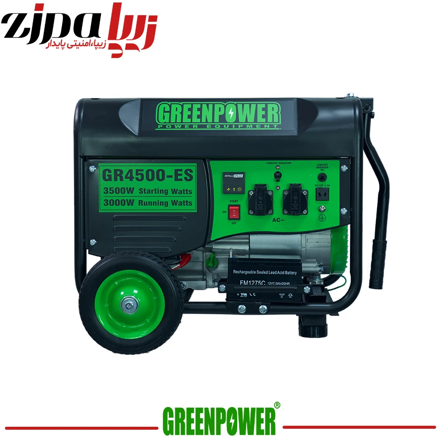 Electric motor 3.5 kW green power new wheeled model gr 4500 es 1