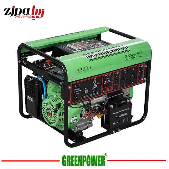 Green power automatic electric motor cc5000at ng lpg model