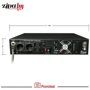 یو‌پی‌اس لاین اینتراکتیو توان 3 کاوا مدل DSS3000X48V-RT فاراتل