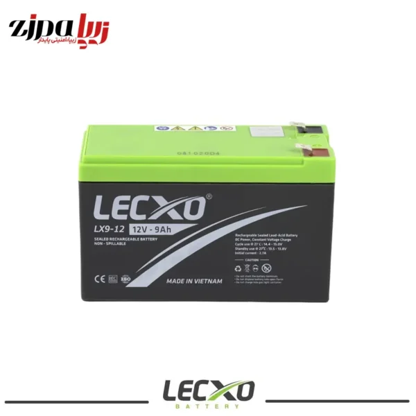 خرید باتری یوپی اس لکسو lecxo 12 ولت 9 امپر