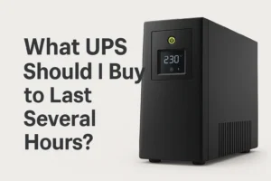 What kind of UPS should I buy that will keep power for several hours?