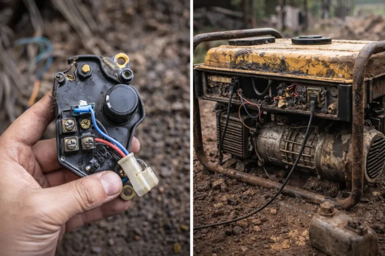 خرابی یا ضعف AVR (رگولاتور ولتاژ)