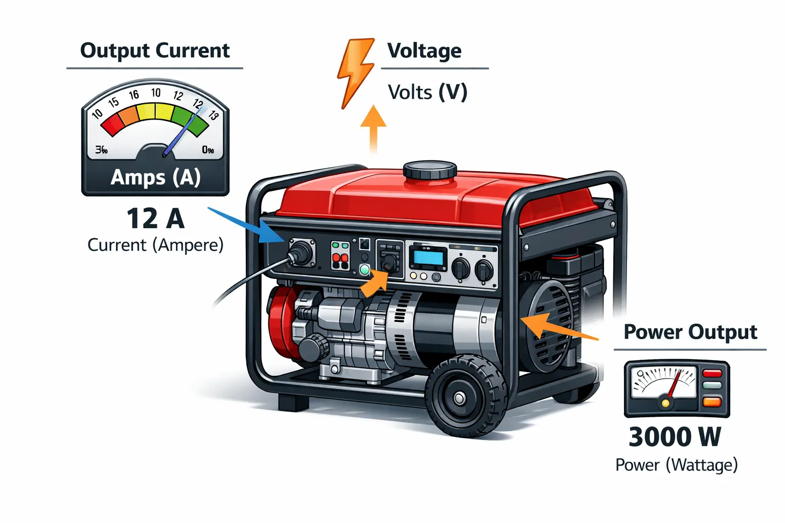 آمپر خروجی موتور برق چیست؟ | نحوه محاسبه و انتخاب موتور برق مناسب