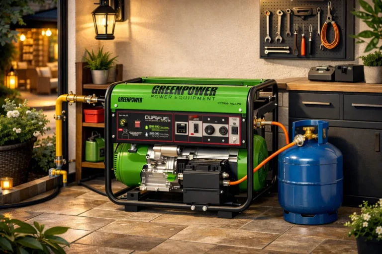 راهنمای خرید موتور برق گازسوز گرین پاور | ۲ تا ۸ کیلووات خانگی و نیمه‌صنعتی