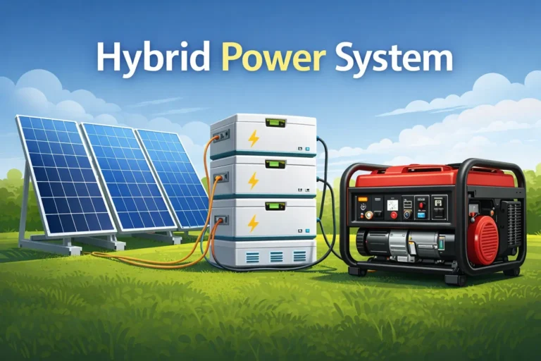 ترکیب موتور برق و پنل خورشیدی | برق پایدار و هوشمند