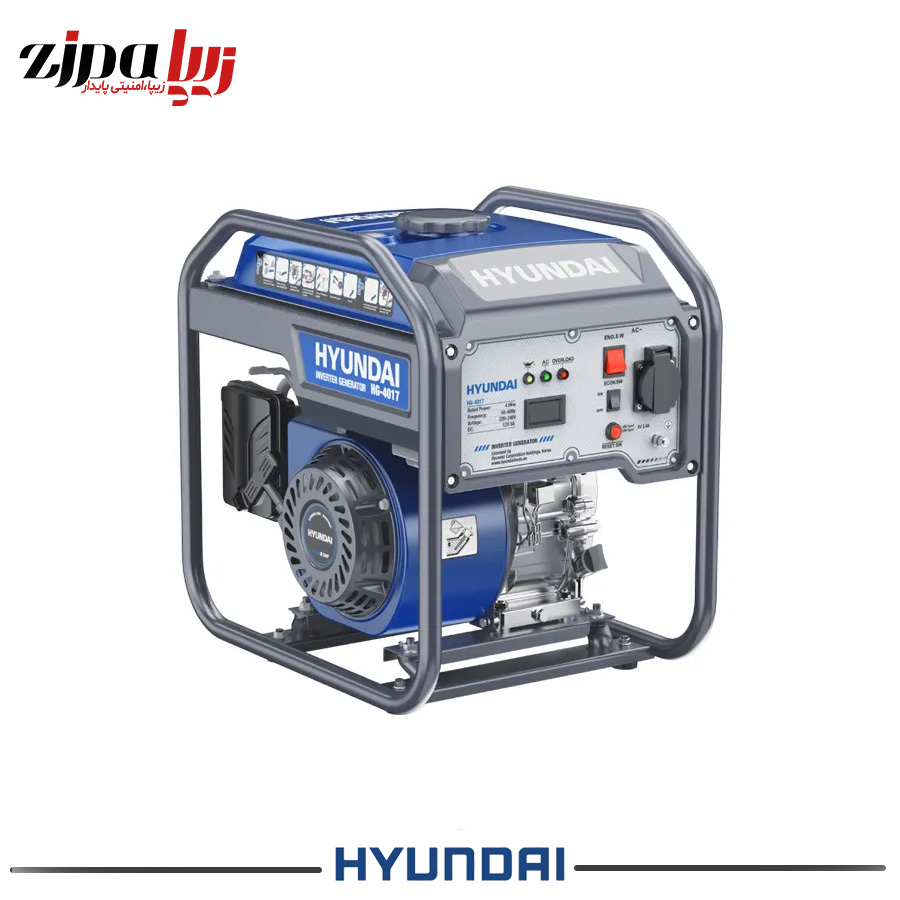 hyundai-hg4017-inverter-generator موتور برق بنزینی اینورتری هیوندای مدل HG4017 با توان 4 کیلووات تک فاز